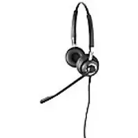 Image of Jabra BIZ 2400 II DUO Wireless Stereo Headset Over the Head With Noise Cancellation USB With Microphone Black