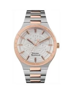 Image of Vivienne Westwood Vivienne Westwood Eltham Stainless Steel Mens Watch, Silver, Men