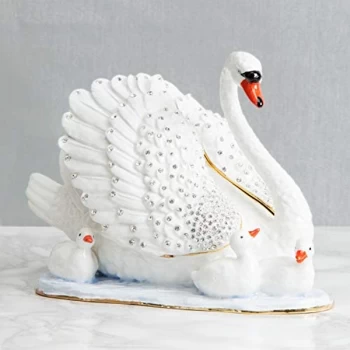 Image of Treasured Trinkets - Swan with Cygnets