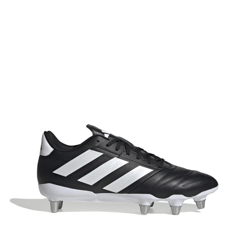 Image of adidas Kakari Elite Adults Soft Ground Rugby Boots Black/White male 12 (47.3)