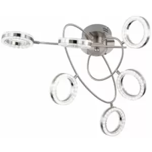 Image of Geza Ceiling Light - Nickel Matt - Wofi