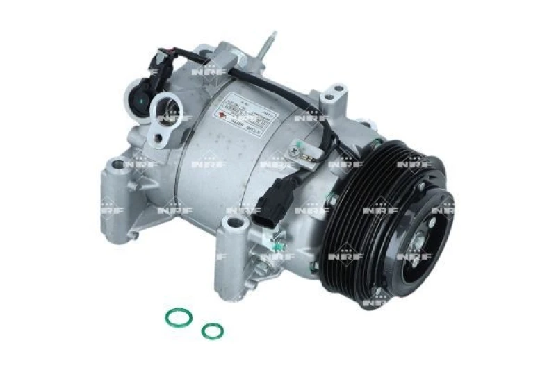 Image of NRF 320234 AC Compressor EASY FIT PAG 46 YF, Refrigerant: R1234yf, with gaskets/seals Compressor,air conditioning (447)