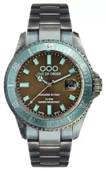 Image of Out Of Order OOO.001-18.TU.MS Turquoise & Brown Casanova ( Watch