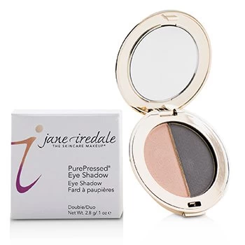 Image of Jane IredalePurePressed Duo Eye Shadow - Hush/Smokey Grey 2.8g/0.1oz