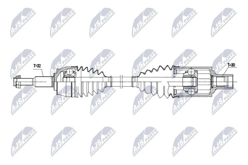 Image of NTY Drive shaft NTY NPW-CH-172