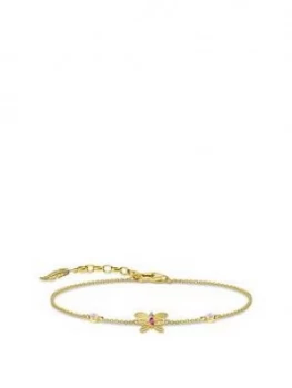 image of Thomas Sabo Gold Plated Butterfly Bracelet, One Colour, Women