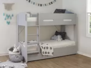Image of Flintshire Billie 3ft Grey Wooden Bunk Bed Frame