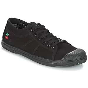 Image of Le Temps des Cerises BASIC 02 MONO womens Shoes Trainers in Black,4