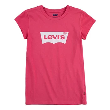 image of Levis BATWING TEE SS Girls Childrens T shirt in Pink - Sizes 12 years,14 years,16 years