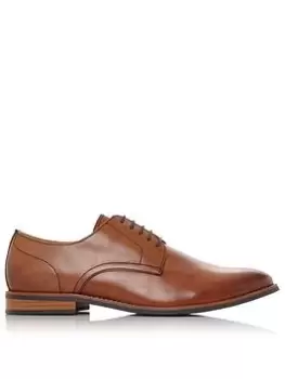Image of Dune Suffolks Leather Smart Gibson Shoes Male Tan UK Size 11