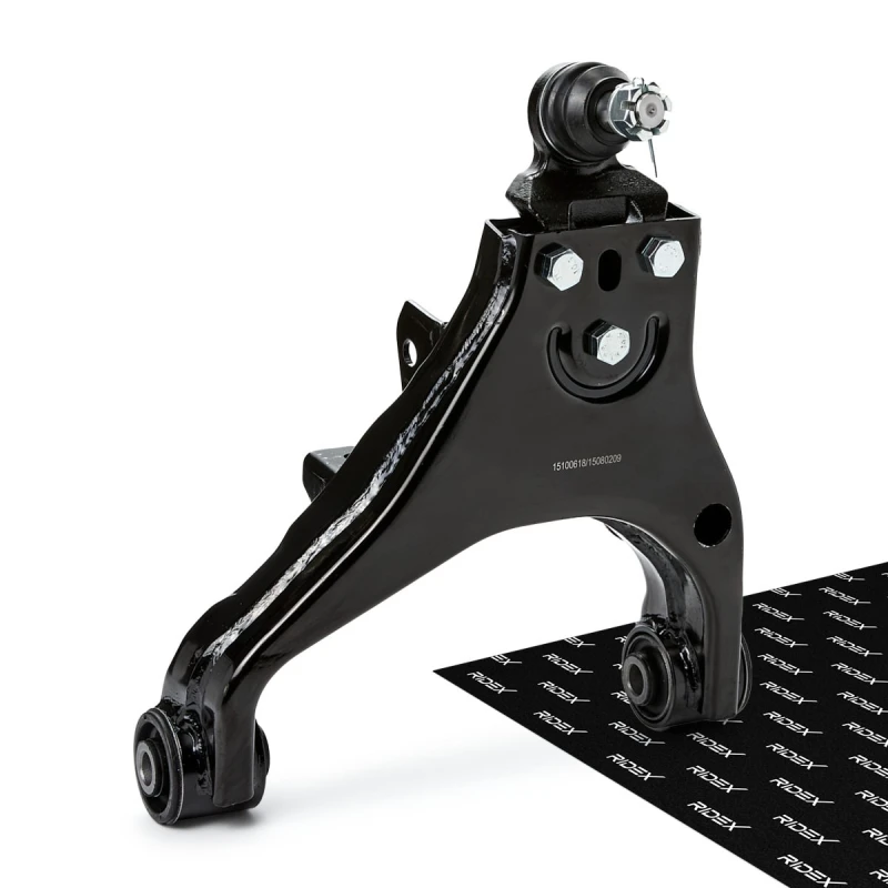 Image of RIDEX 273C1658 Suspension arm Control Arm, Sheet Steel, Lower, with ball joint Sheet Steel Track Control Arm (273)