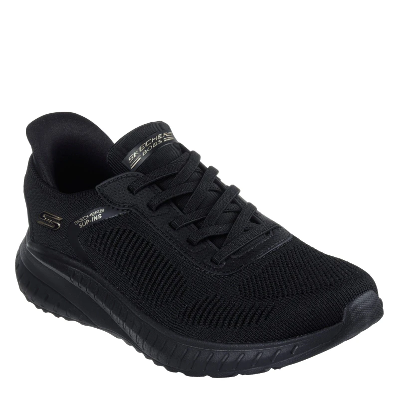 Image of Skechers Slip-Ins: Bobs Sport Squad Chaos Slip On Runners 4 (37) Black 27366103240