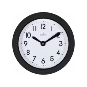 Image of Acctim Wixham Wall Clock Black