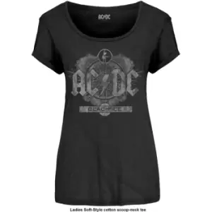 Image of AC/DC - Black Ice Ladies XX-Large T-Shirt - Black