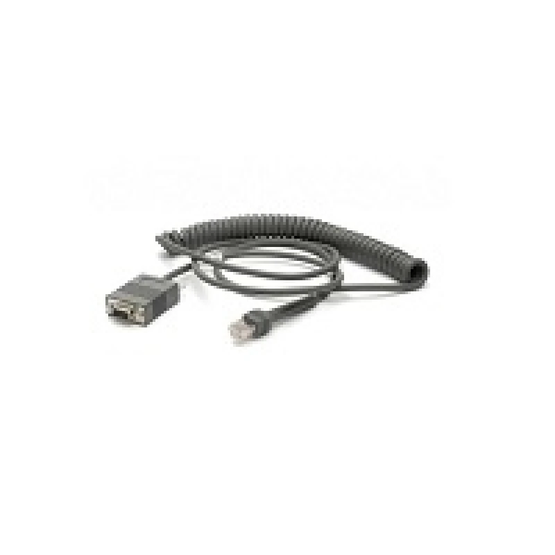 Image of Zebra CBA-RF3-C09ZAR serial cable Black 2.8 m RS232 DB9
