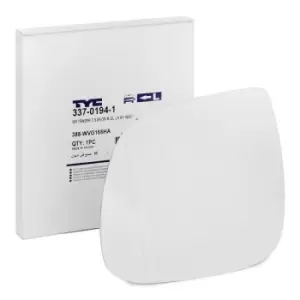 Image of TYC Wing Mirror Glass VW 337-0194-1 2H0857521C,7E1857521J