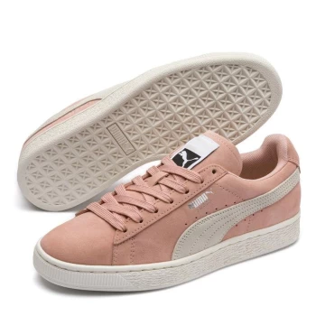 image of Puma Suede Classic Trainers - Peach/Mshmallow