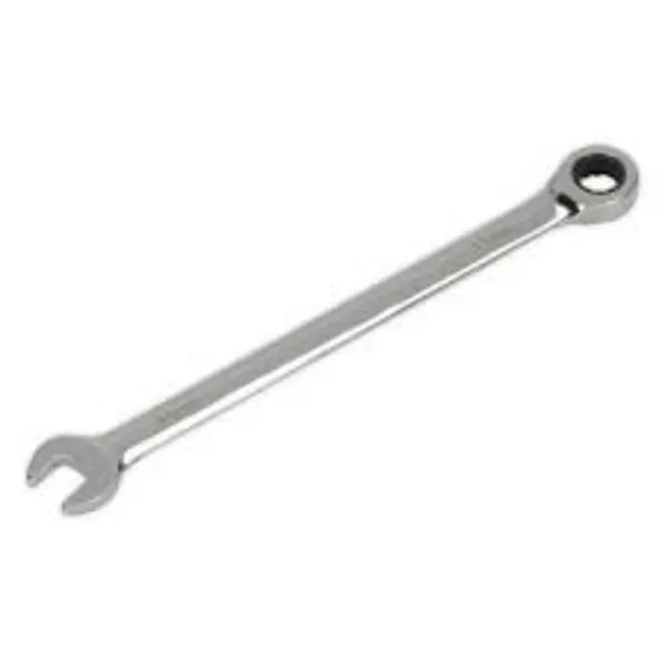Image of Genuine SEALEY AK6391011 Combination Ratchet Spanner Extra-Long 11mm