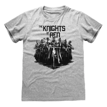 Image of Star Wars IX - Knights Of Ren Unisex Large T-Shirt - Grey