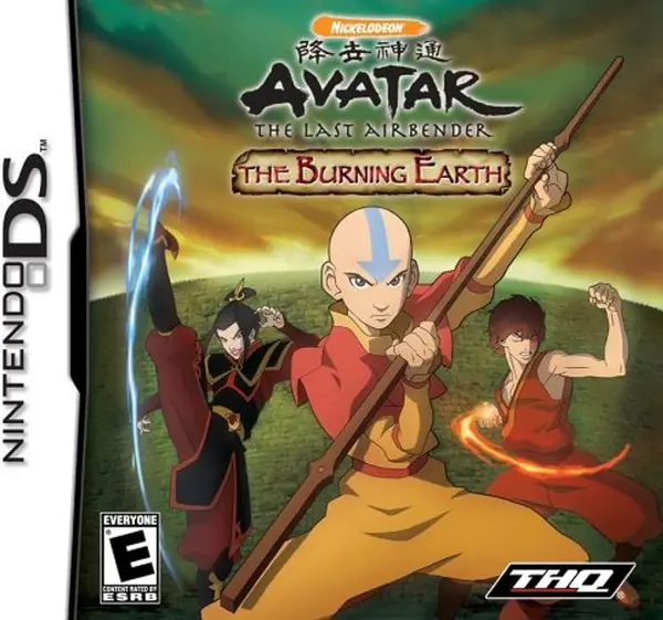 image of Avatar The Legend of Aang The Burning Earth Nintendo DS Game