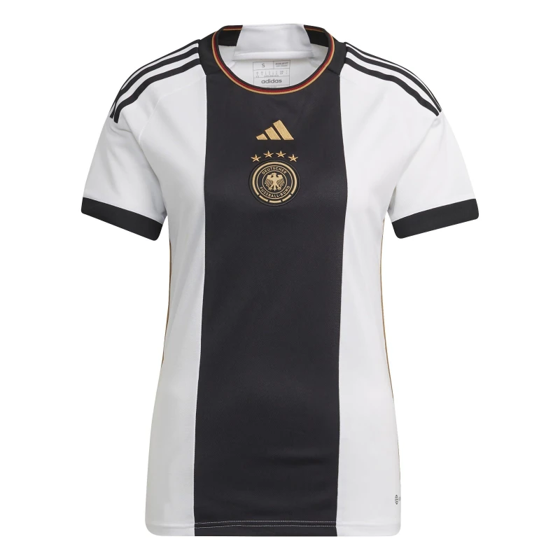 Image of adidas Germany Home Shirt 2022 Womens - White White S