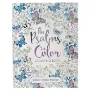 Image of psalms in color inspirational coloring book with scripture For Her and te