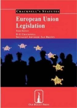 Image of European Union Legislation by Great Britain and D. G Cracknell and Ian Brown Book
