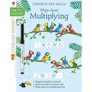 Image of Wipe-Clean Multiplying 6-7 by Holly Bathie (Paperback, 2017)