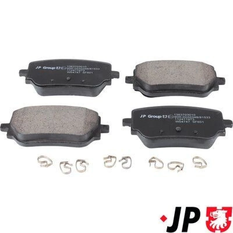 Image of JP GROUP Brake pad set JP GROUP 1363703010