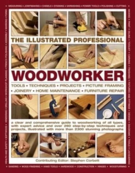 Image of Illustrated Professional Woodworker by Stephen Corbett Paperback