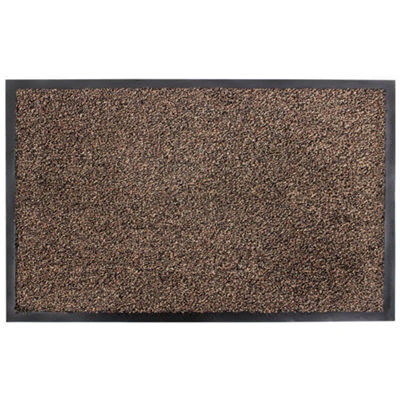 Image of JVL JVL Admiral M/Fibre Mat - Brown 50x80cm Set of 2 Brown