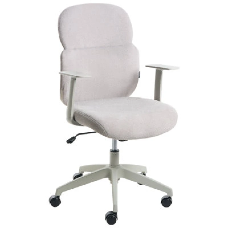 Image of Beliani Office Chair Lexor Fabric Light Grey