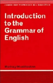 Image of Introduction to the Grammar of English by Rodney Huddleston Paperback