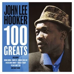 Image of 100 Greats by John Lee Hooker CD Album