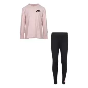 Image of Nike Long Sleeve Top Leggings Set Infant Boys - Grey