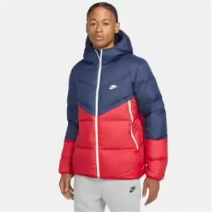 Image of Nike Sportswear Storm-FIT Windrunner Mens Hooded Jacket - Blue