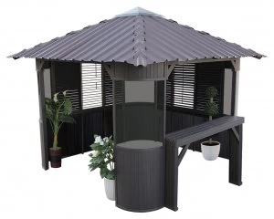 Canadian Spa Frazer Synthetic Hot Tub Gazebo Enclosure - main image