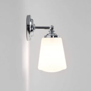 image of 1 Light Bathroom Over Mirror Downlight Polished Chrome IP44, E14