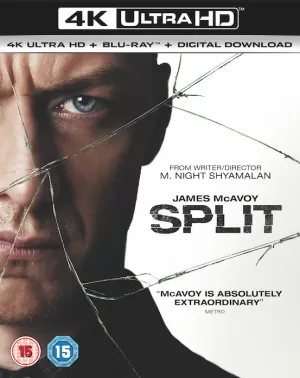 image of Split - 2016 4K Ultra HD Bluray Movie