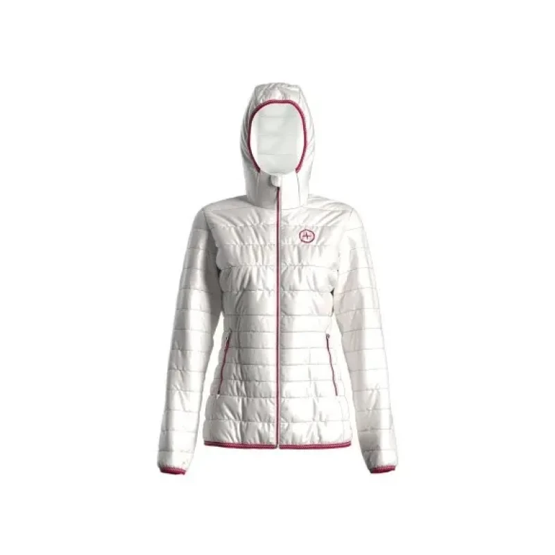 Image of Womens Great Escapes Taku Puffer Blanc Female XS