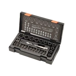 Image of HiKOKI Metric 1/2in Drive Impact Socket & Bit Set, 41 Piece