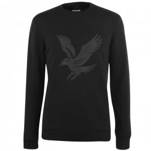 Image of Lyle and Scott Large Eagle Sweater - True Black 572