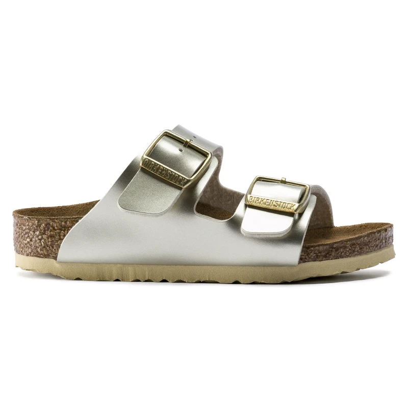 Image of Birkenstock Children's sandals Birkenstock Arizona Kids BF Electric Argente Male 28 Etroit