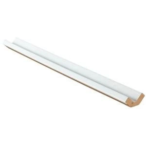 Image of IT Kitchens Gloss White Slab Corner post H720mm W57mm D57mm
