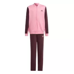 Image of adidas Together Back to School AEROREADY Tracksuit Kids - Bliss Pink / Shadow Maroon