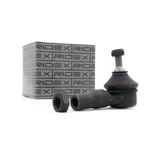 Image of RIDEX Track rod end FIAT,PEUGEOT,CITROEN 914T0061 405912,77362279,77362279 Tie rod end,Track rod end ball joint,Outer tie rod,Outer tie rod end 405912