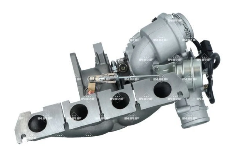 Image of NRF 90010322 Turbocharger with gaskets/seals, with exhaust manifold Charger,charging system (2234)