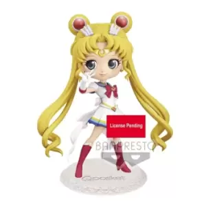 image of Sailor Moon Eternal The Movie Q Posket Mini Figure Super Sailor Moon Ver. A 14 cm