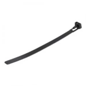 Image of StarTech.com 1000 Pack of Resealable Zip Ties - 6 - Black