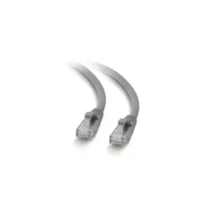 Image of C2G 2m Cat5e Booted Unshielded (UTP) Network Patch Cable - Grey